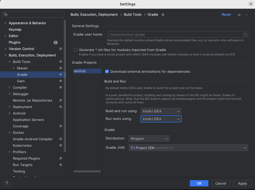 intelliJ switch to intelliJ compiler